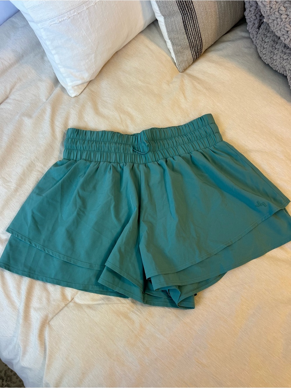 JoyLab Teal Layered Athletic Shorts